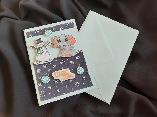 Karte "Winter Wishes"